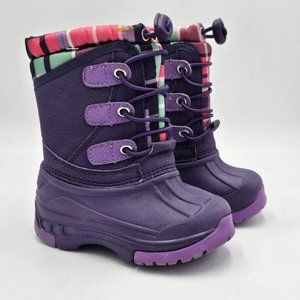 Cherokee Snow Boot Toddler Size 5-6 (Purple)